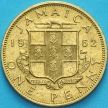 Монета Ямайка 1 пенни 1962 год.