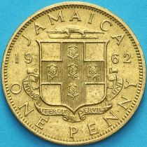 Ямайка 1 пенни 1962 год.