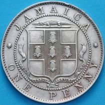 Ямайка 1 пенни 1918 год.