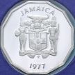 Монета Ямайка 1 цент 1977 год. Пруф