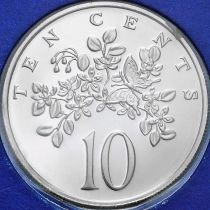 Ямайка 10 центов 1976 год. Пруф