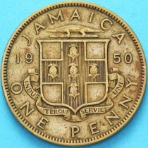 Ямайка 1 пенни 1950 год