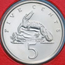 Ямайка 5 центов 1975 год. BU