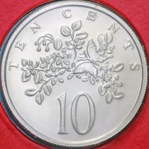 Ямайка 10 центов 1975 год. BU