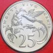 Монета Ямайка 25 центов 1975 год. BU