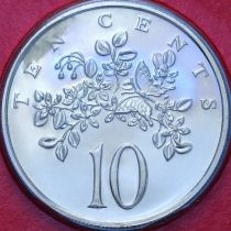 Ямайка 10 центов 1976 год. BU