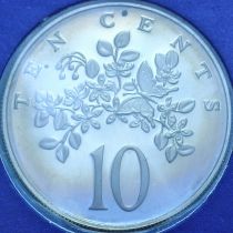 Ямайка 10 центов 1979 год. Пруф