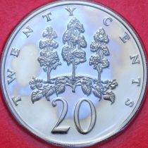 Ямайка 20 центов 1976 год. BU
