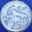 Монета Ямайка 25 центов 1979 год. Пруф Монета Ямайка 25 центов 1979 год. Пруф