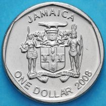 Ямайка 1 доллар 2008 год.