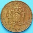 Монета Ямайка 1 пенни 1966 год. 