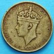 Монета Ямайки 1 пенни 1945 год. Георг VI