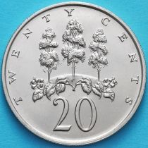 Ямайка 20 центов 1988 год. 