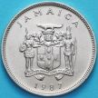 Монета Ямайки 25 центов 1987 год.