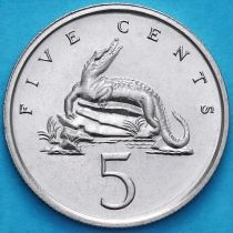 Ямайка 5 центов 1987 год.