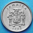 Монета Ямайки 5 центов 1993 год.