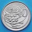 Монета Каймановы острова 10 центов 2008 год