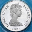 Монета Каймановы острова 25 центов 1975 год. Proof