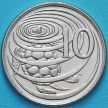 Монета Каймановы острова 10 центов 1992 год.