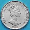 Монета Каймановы острова 10 центов 1987 год.