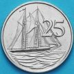 Монета Каймановы о-ва 25 центов 1982 год