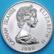 Монета Каймановы острова 25 центов 1980 год. Proof