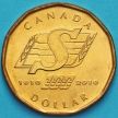 Монета Канада 1 доллар 2010 год. Саскачеван Рафрайдерс.