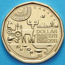 Канада 1 доллар 2011 год. Парки Канады.