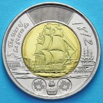 Канада 2 доллара 2012 год. Фрегат «Шеннон».