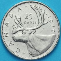Канада 25 центов 1979 год.
