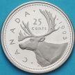 Монета Канада 25 центов 1995 год. Пруф.