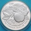 Монета Канада 1 доллар 1996 год. Макинтош. Серебро. Пруф.