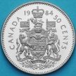 Монета Канада 50 центов 1984 год. Пруф.