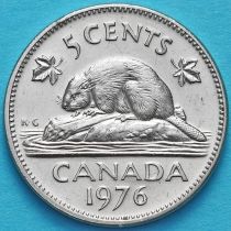 Канада 5 центов 1965-1978 год. Канадский бобр.