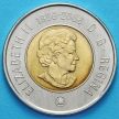 Монета Канады 2 доллара 2006 год. 10 лет чеканки.