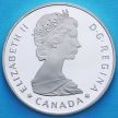 Монета Канады 1 доллар 1985 год. Парки Канады. Серебро. Пруф. Подарочная коробочка.