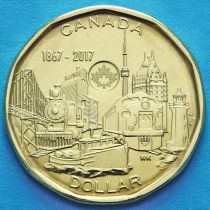 Канада 1 доллар 2017 год. Объединённая нация.