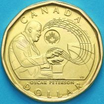 Канада 1 доллар 2022 год. Оскар Петерсон