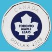 Монета Канада 1 доллар 2008 год. Торонто Мейпл Лифс