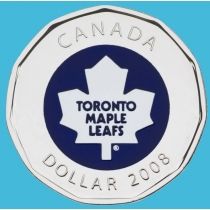 Канада 1 доллар 2008 год. Торонто Мейпл Лифс