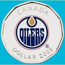 Канада 1 доллар 2008 год. Эдмонтон Ойлерз