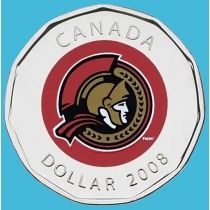 Канада 1 доллар 2008 год. Оттава Сенаторз