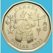 Монета Канада 1 доллар 2023 год. Лось. Рождество