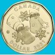 Монета Канада 1 доллар 2021 год. Рождество