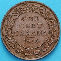 Канада 1 цент 1916 год. №2