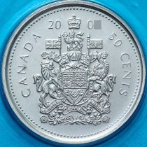Канада 50 центов 2004 год. Отметка "Р". BU