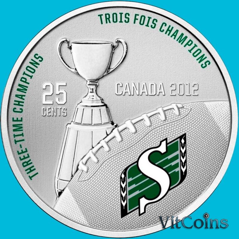 Монета Канада 25 центов 2012 год. Саскачеван Рафрайдерс. Марки. Буклет. Монета Канада 25 центов 2012 год. Саскачеван Рафрайдерс. Марки. Буклет.