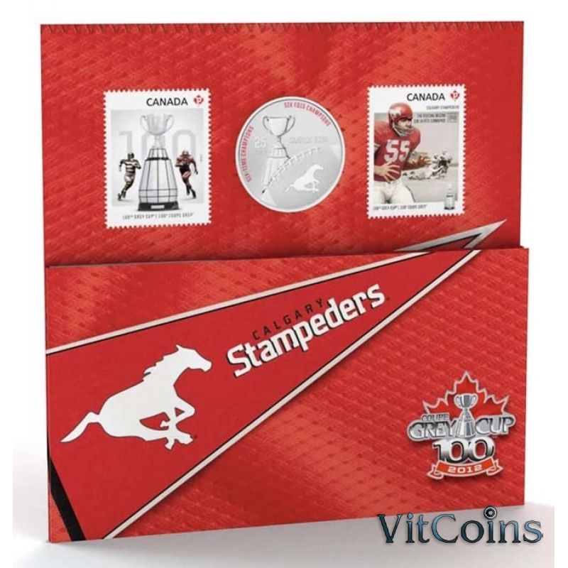 Монета Канада 25 центов 2012 год. Калгари Стэмпедерс. Марки. Буклет. Монета Канада 25 центов 2012 год. Калгари Стэмпедерс. Марки. Буклет.