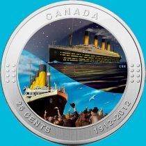 Канада 25 центов 2012 год. Титаник