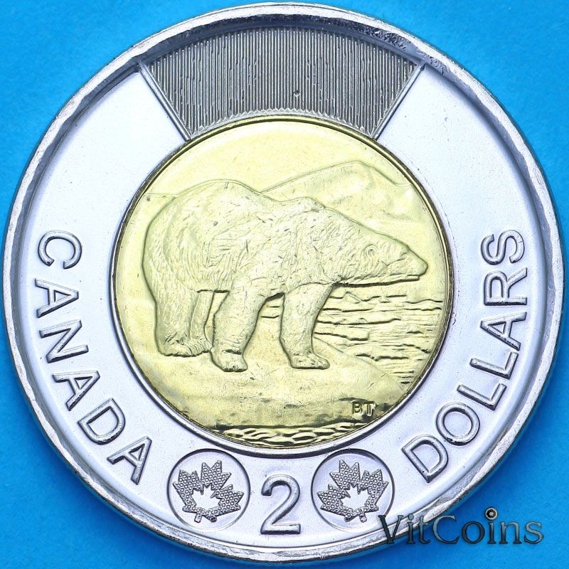 Монета Канада 2 доллара 2026 год. 30 лет Туни